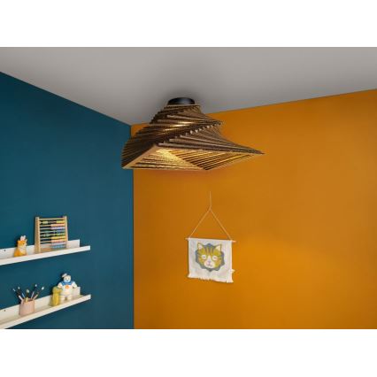 Ledvance - Φωτιστικό οροφής DECOR CARDBOARD 1xE27/15W/230V 40x40 cm