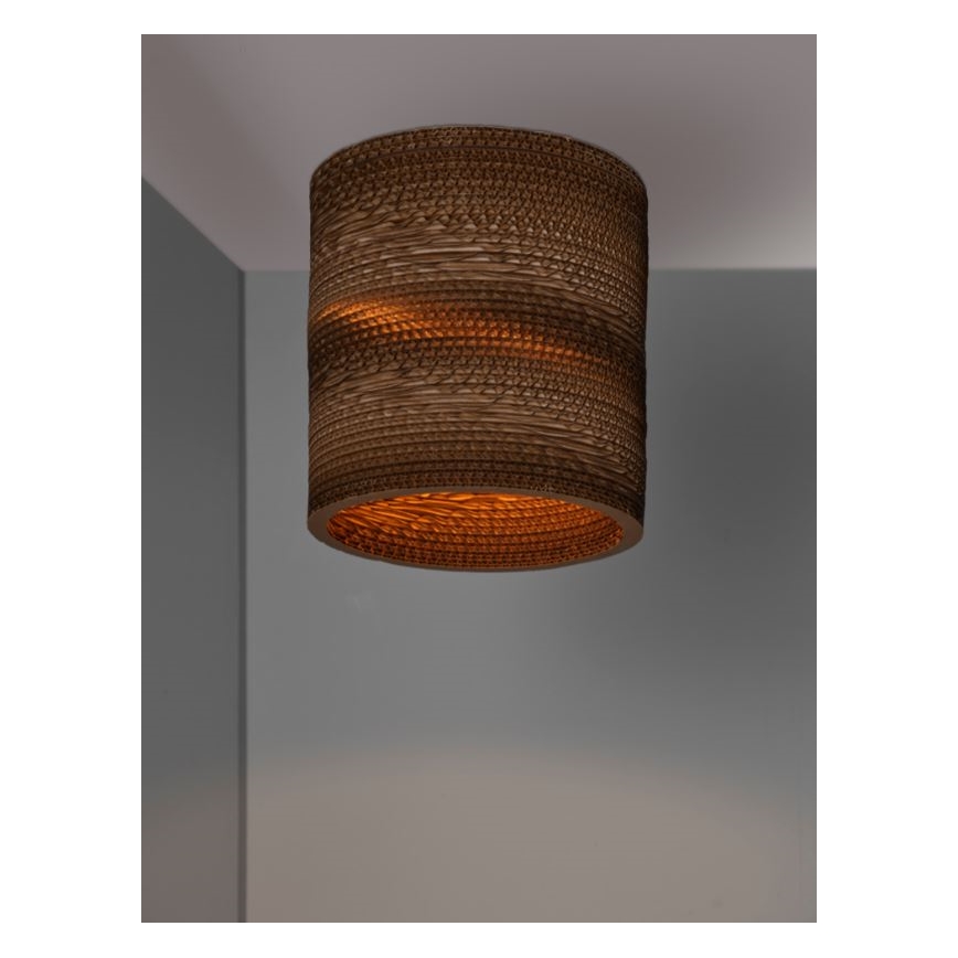 Ledvance - Φωτιστικό οροφής DECOR CARDBOARD 1xE27/15W/230V διάμετρος 25 cm