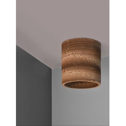 Ledvance - Φωτιστικό οροφής DECOR CARDBOARD 1xE27/15W/230V διάμετρος 25 cm