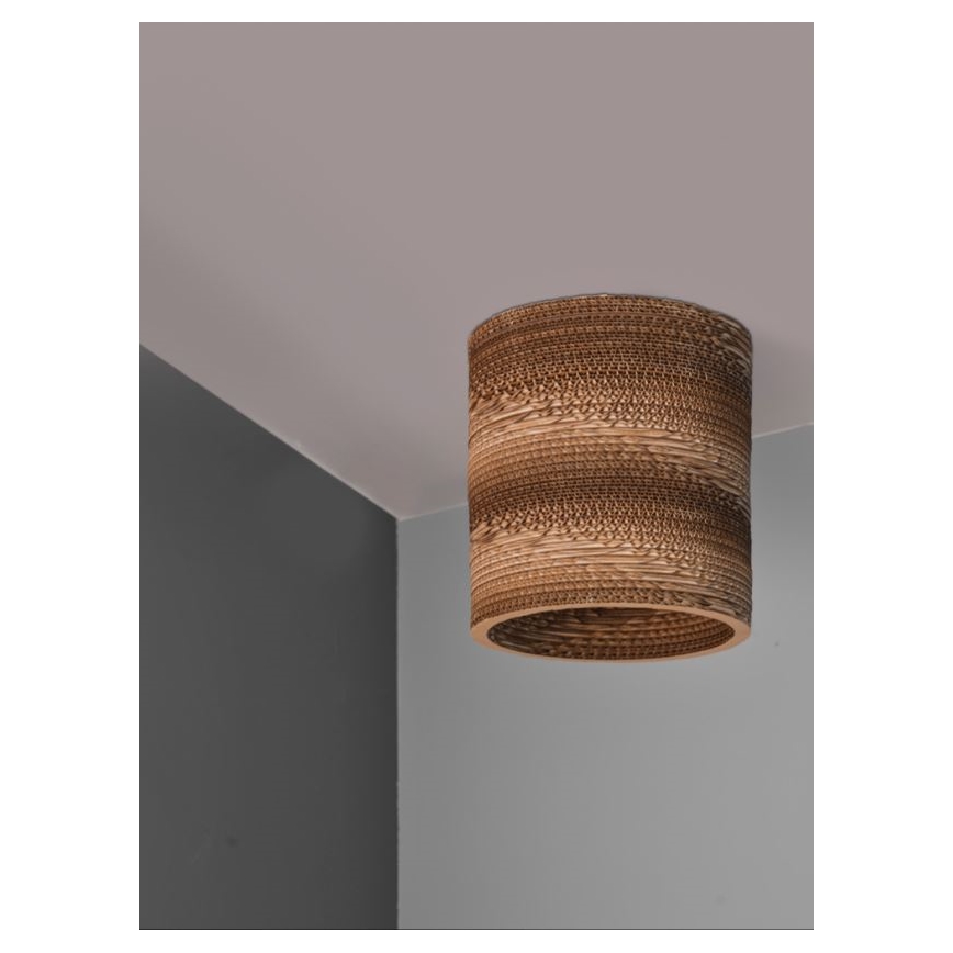 Ledvance - Φωτιστικό οροφής DECOR CARDBOARD 1xE27/15W/230V διάμετρος 25 cm