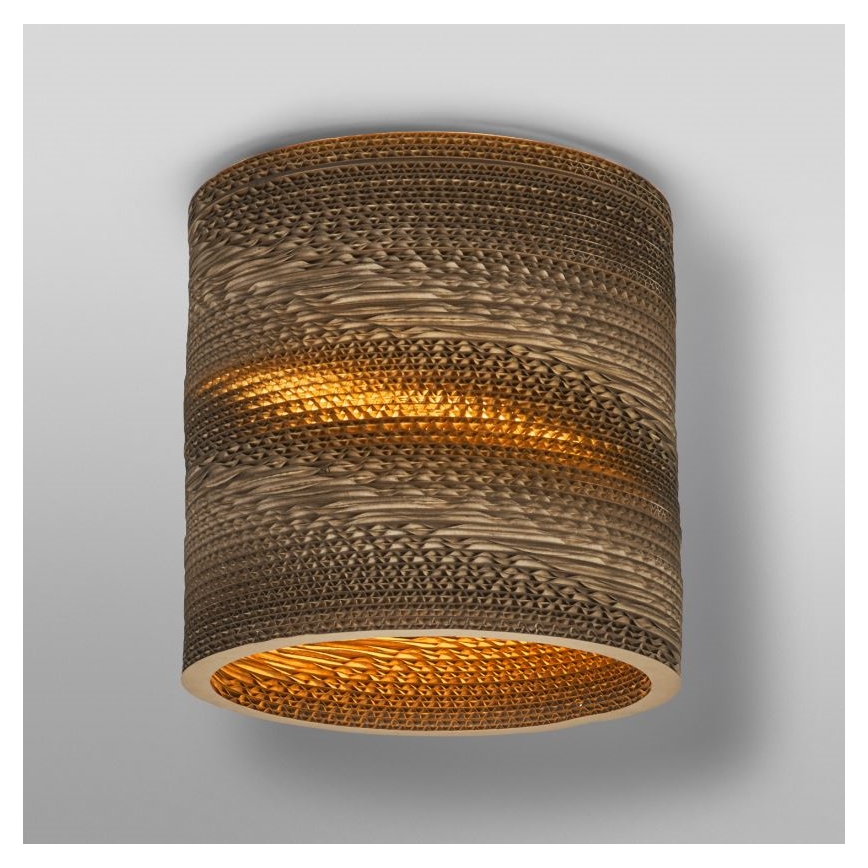Ledvance - Φωτιστικό οροφής DECOR CARDBOARD 1xE27/15W/230V διάμετρος 25 cm