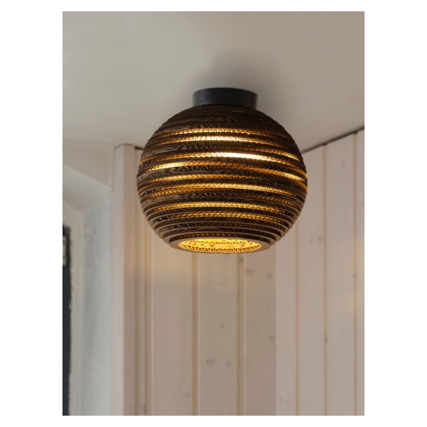 Ledvance - Φωτιστικό οροφής DECOR CARDBOARD 1xE27/15W/230V διάμετρος 26 cm