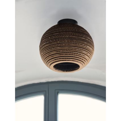 Ledvance - Φωτιστικό οροφής DECOR CARDBOARD 1xE27/15W/230V διάμετρος 26 cm
