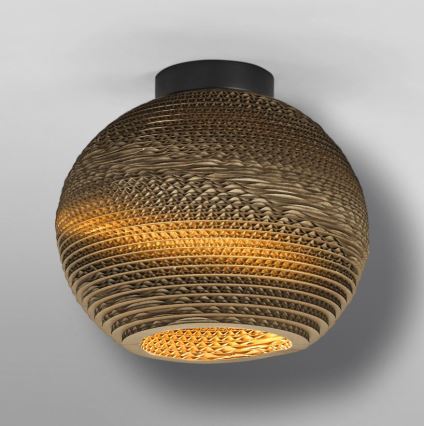 Ledvance - Φωτιστικό οροφής DECOR CARDBOARD 1xE27/15W/230V διάμετρος 26 cm