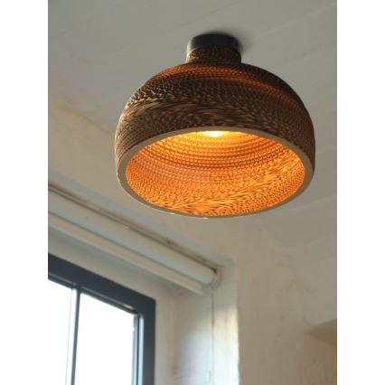 Ledvance - Φωτιστικό οροφής DECOR CARDBOARD 1xE27/15W/230V διάμετρος 36 cm