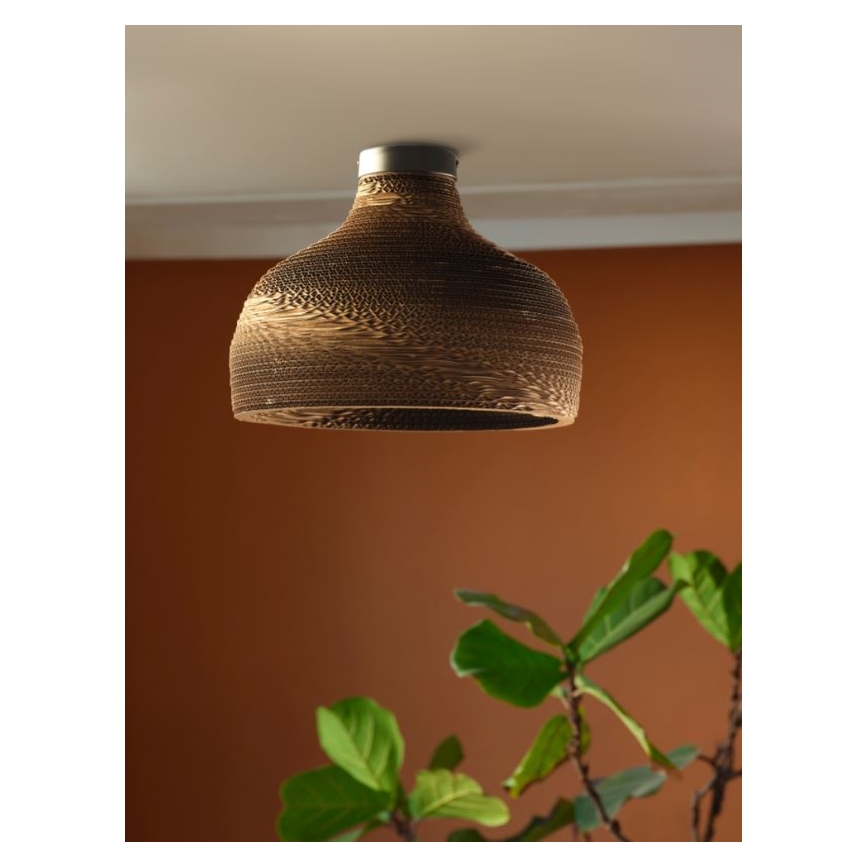 Ledvance - Φωτιστικό οροφής DECOR CARDBOARD 1xE27/15W/230V διάμετρος 36 cm