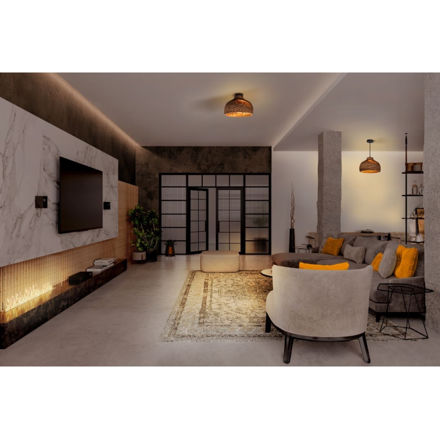 Ledvance - Φωτιστικό οροφής DECOR CARDBOARD 1xE27/15W/230V διάμετρος 36 cm