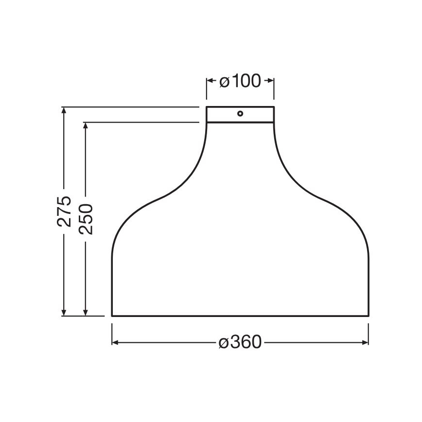 Ledvance - Φωτιστικό οροφής DECOR CARDBOARD 1xE27/15W/230V διάμετρος 36 cm