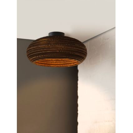 Ledvance - Φωτιστικό οροφής DECOR CARDBOARD 1xE27/15W/230V διάμετρος 40 cm