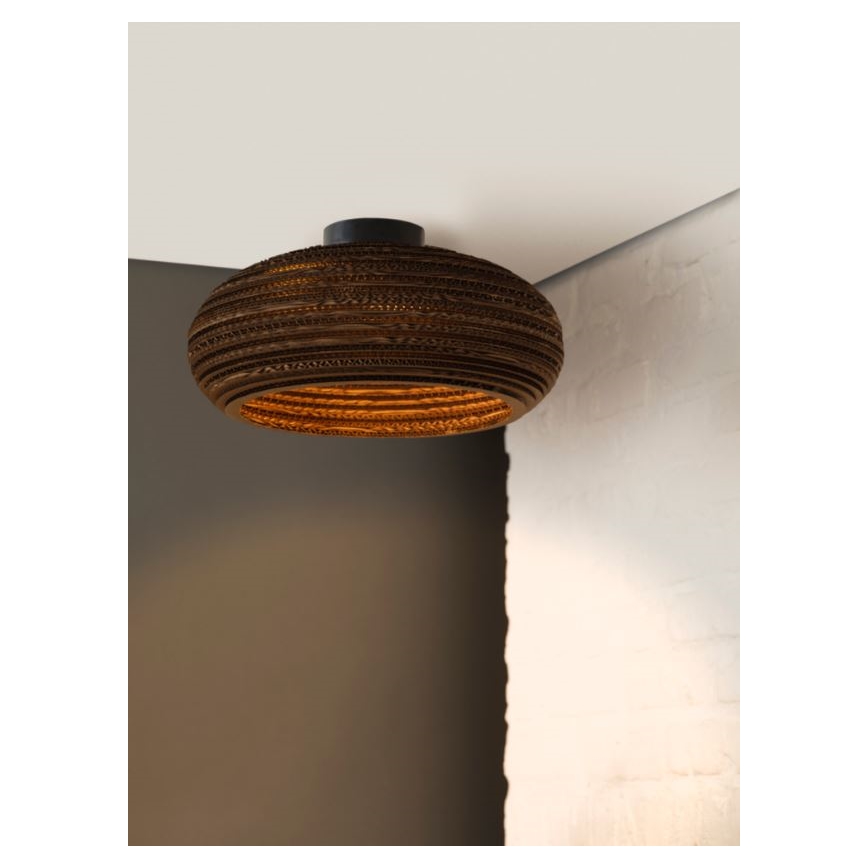 Ledvance - Φωτιστικό οροφής DECOR CARDBOARD 1xE27/15W/230V διάμετρος 40 cm