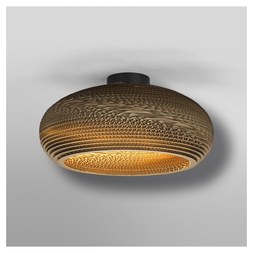 Ledvance - Φωτιστικό οροφής DECOR CARDBOARD 1xE27/15W/230V διάμετρος 40 cm
