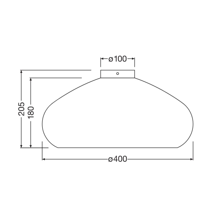 Ledvance - Φωτιστικό οροφής DECOR CARDBOARD 1xE27/15W/230V διάμετρος 40 cm