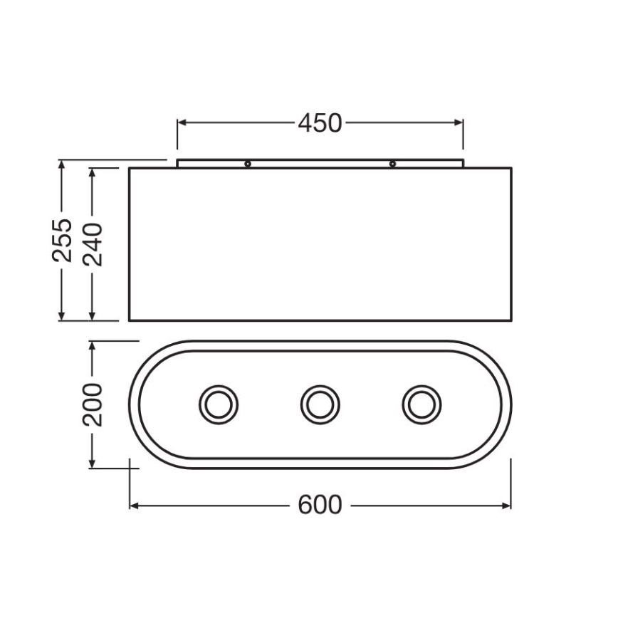 Ledvance - Φωτιστικό οροφής DECOR CARDBOARD 3xE27/15W/230V