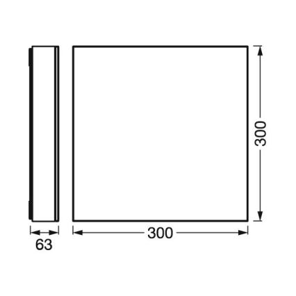 Ledvance - Φωτιστικό οροφής LED Dimmable SMART+ FRAMELESS LED/21W/230V 3000-6500K Wi-Fi