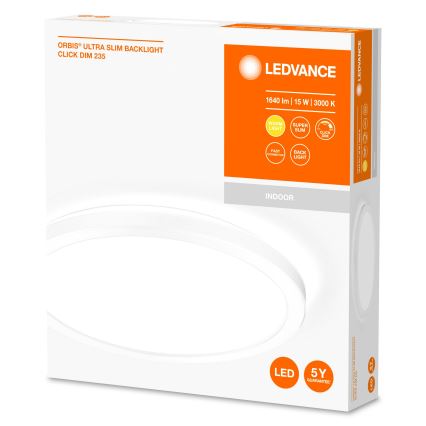 Ledvance - Φωτιστικό οροφής LED Dimmable ORBIS LED/15W/230V λευκό