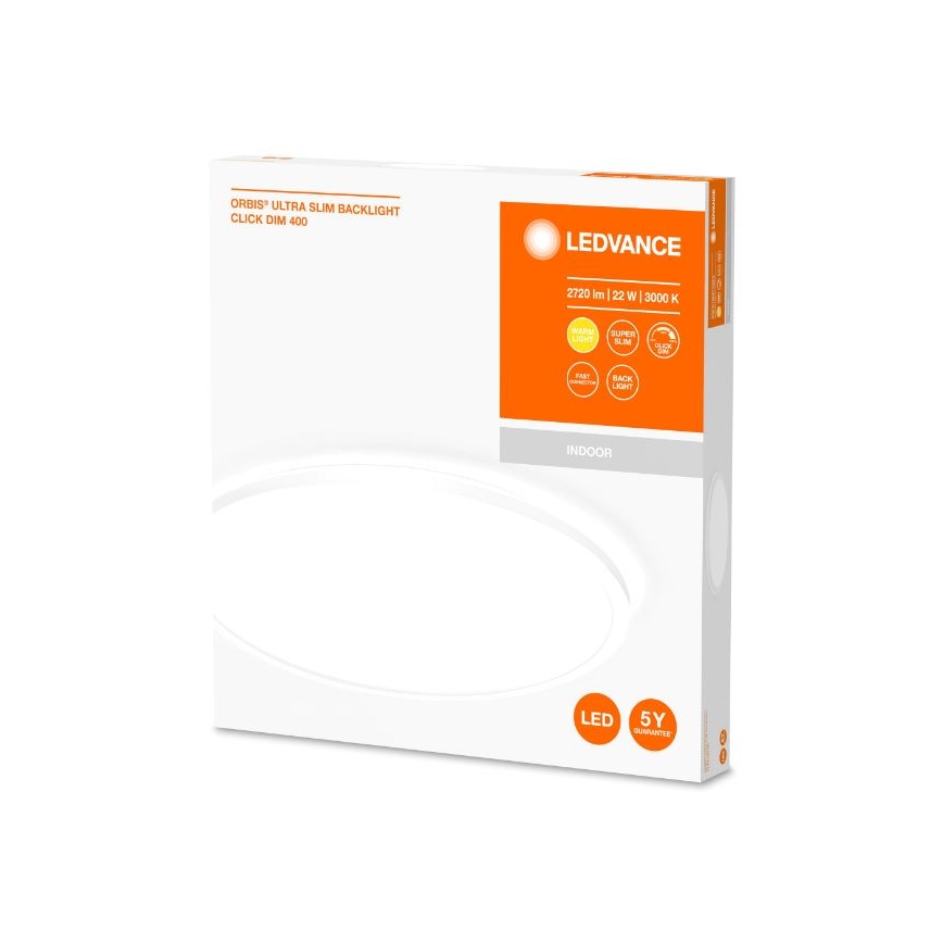 Ledvance - Φωτιστικό οροφής LED Dimmable ORBIS LED/22W/230V λευκό