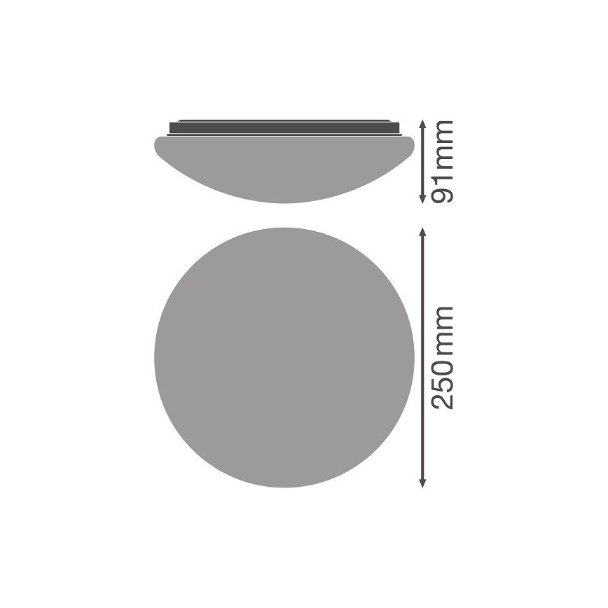 Ledvance - Φωτιστικό οροφής LED ESSENTIAL LED/13W/230V 4000K