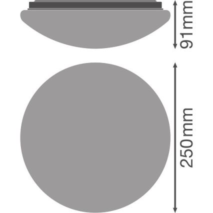 Ledvance - Φωτιστικό οροφής LED ESSENTIAL LED/13W/230V 6500K