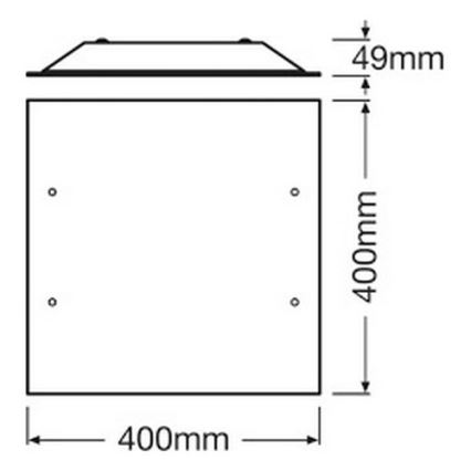 Ledvance - Φωτιστικό οροφής LED LUNIVE LED/24W/230V