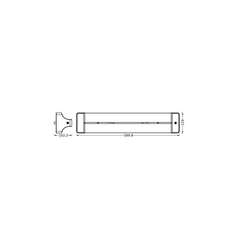 Ledvance - Φωτιστικό οροφής LED OFFICE LINE LED/24W/230V 60 cm