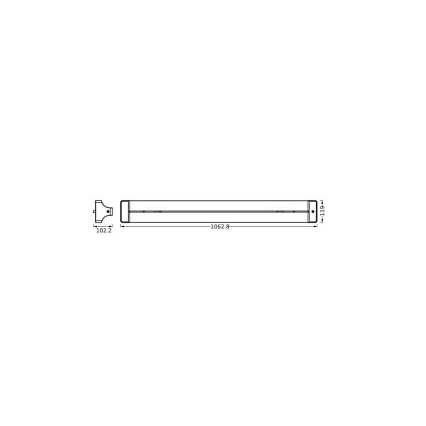Ledvance - Φωτιστικό οροφής LED OFFICE LINE LED/42W/230V 106 cm