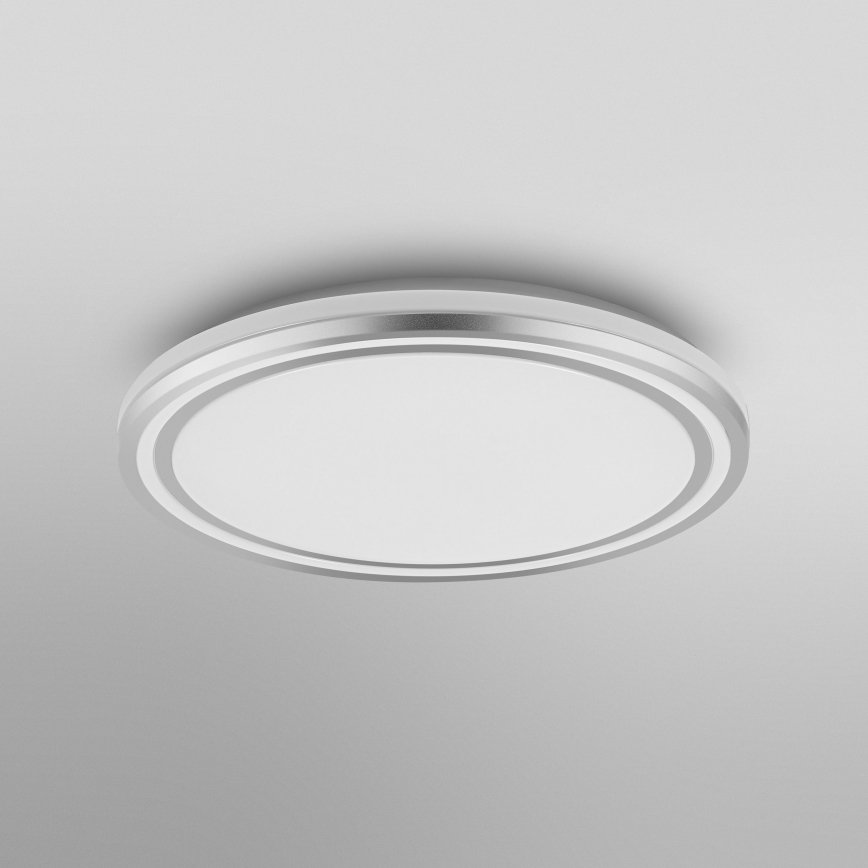Ledvance - Φωτιστικό οροφής LED ORBIS HELMAN LED/24W/230V διάμετρος 39 cm ασημί