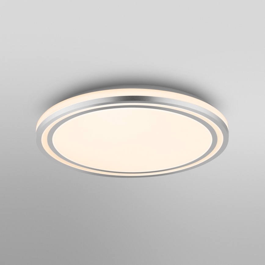 Ledvance - Φωτιστικό οροφής LED ORBIS HELMAN LED/24W/230V διάμετρος 39 cm ασημί