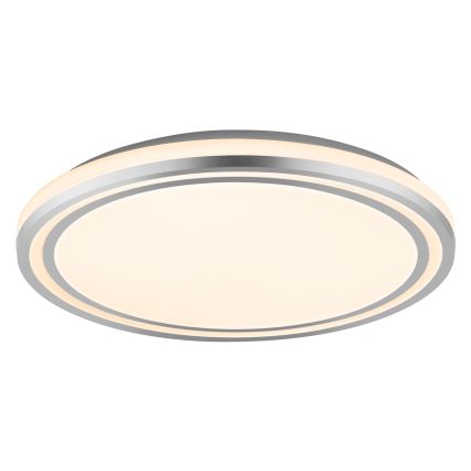 Ledvance - Φωτιστικό οροφής LED ORBIS HELMAN LED/24W/230V διάμετρος 39 cm ασημί