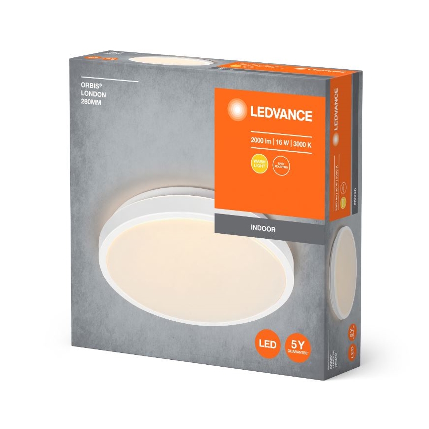 Ledvance - Φωτιστικό οροφής LED ORBIS LONDON LED/16W/230V λευκό