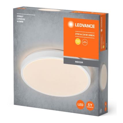 Ledvance - Φωτιστικό οροφής LED ORBIS LONDON LED/24W/230V λευκό