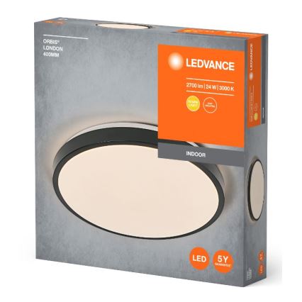 Ledvance - Φωτιστικό οροφής LED ORBIS LONDON LED/24W/230V μαύρο