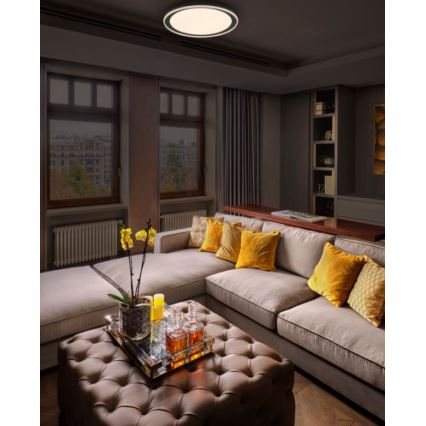 Ledvance - Φωτιστικό οροφής LED ORBIS PEDERSON LED/36W/230V διάμετρος 55 cm μαύρο
