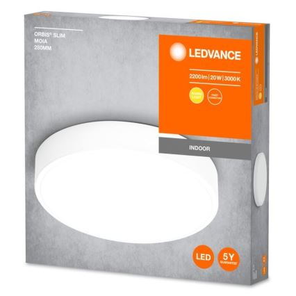 Ledvance - Φωτιστικό οροφής LED ORBIS SLIM LED/20W/230V λευκό