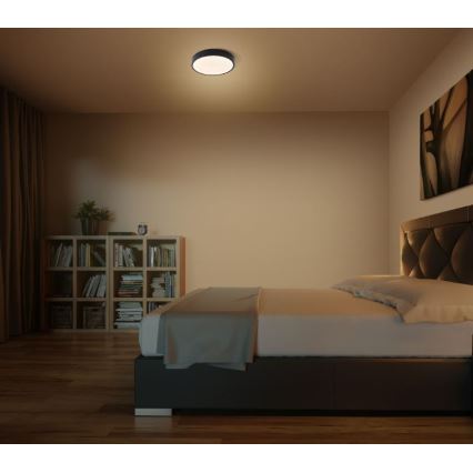 Ledvance - Φωτιστικό οροφής LED ORBIS SLIM LED/20W/230V μαύρο