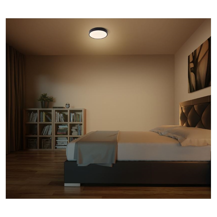 Ledvance - Φωτιστικό οροφής LED ORBIS SLIM LED/20W/230V μαύρο