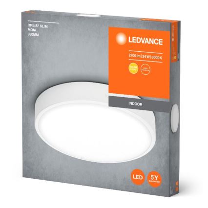 Ledvance - Φωτιστικό οροφής LED ORBIS SLIM LED/24W/230V λευκό