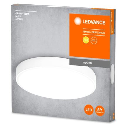 Ledvance - Φωτιστικό οροφής LED ORBIS SLIM LED/36W/230V λευκό