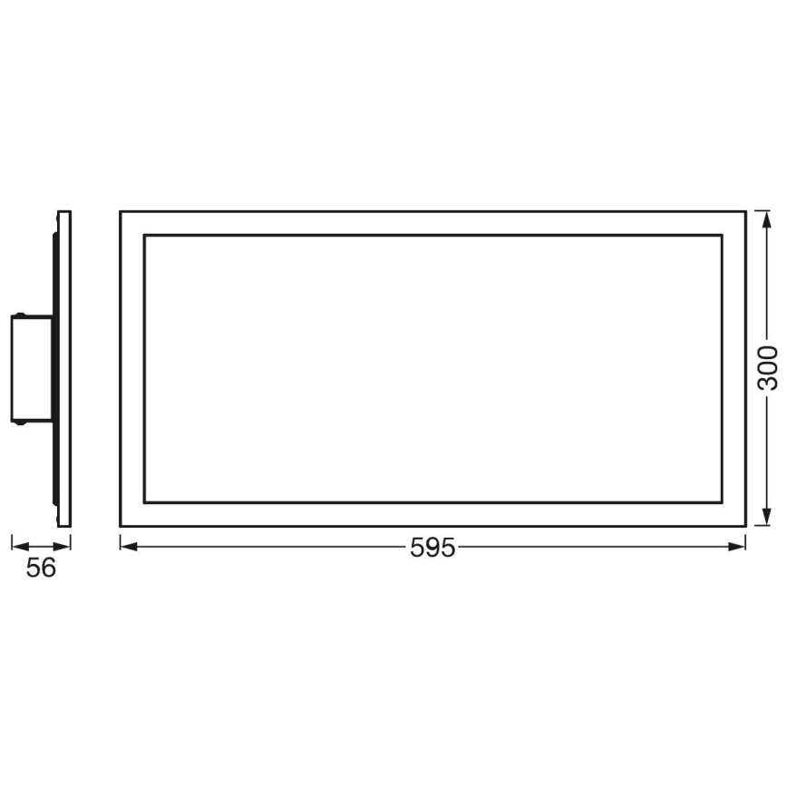 Ledvance - Φωτιστικό οροφής LED PLANON LED/22W/230W