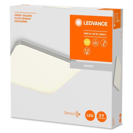 Ledvance - Φωτιστικό οροφής LED με αισθητήρα ORBIS LED/60W/230V 3000K