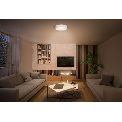 Ledvance - Φωτιστικό οροφής ORBIS ΠΑΡΙΣΙ 1xE27/25W/230V λευκό