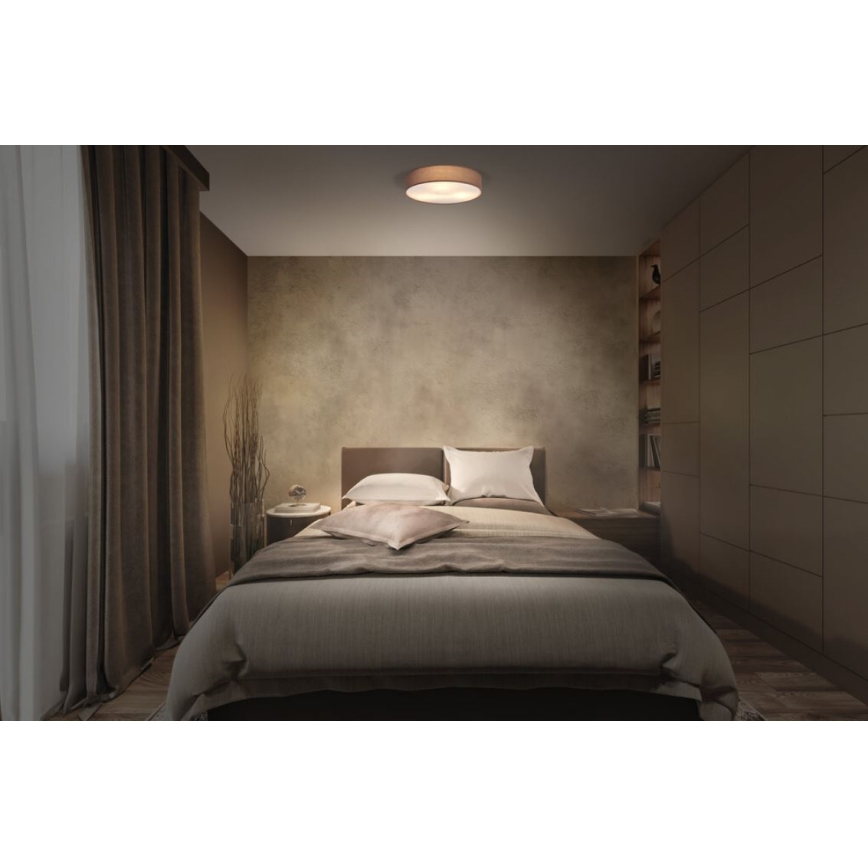 Ledvance - Φωτιστικό οροφής ORBIS ΠΑΡΙΣΙ 2xE27/25W/230V καφέ