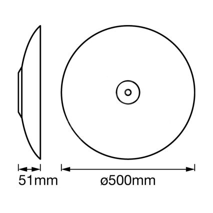 Ledvance - Φωτιστικό οροφής SMART+ TIBEA 1xE27/40W/230V