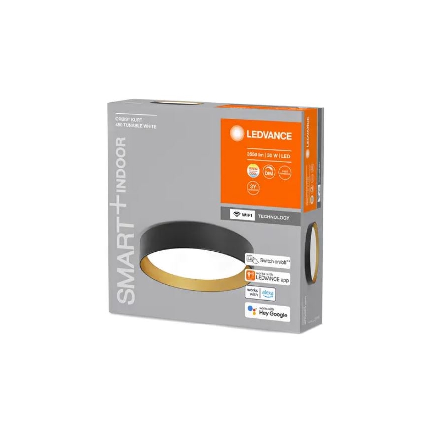 Ledvance - Φωτιστικό οροφής LED Dimmable SMART+ KURT LED/30W/230V 2700-6500K Wi-Fi