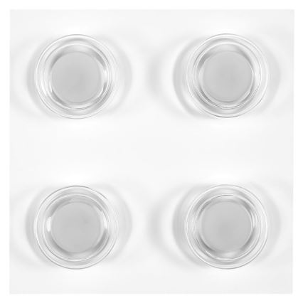 Ledvance - Φωτιστικό οροφής μπάνιου LED ORBIS FLAME 4xLED/5,5W/230V 3000/4000K IP44 λευκό