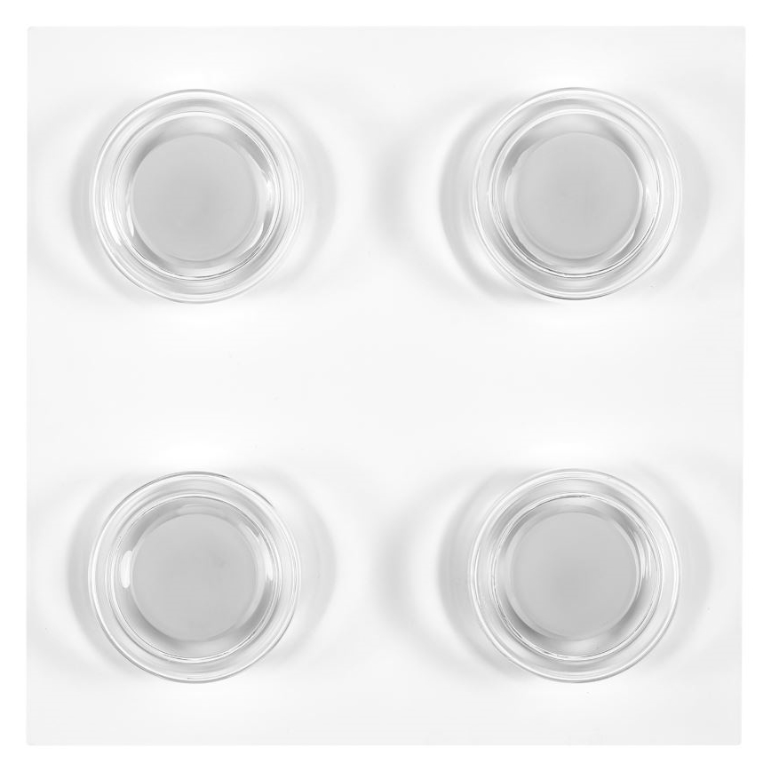 Ledvance - Φωτιστικό οροφής μπάνιου LED ORBIS FLAME 4xLED/5,5W/230V 3000/4000K IP44 λευκό