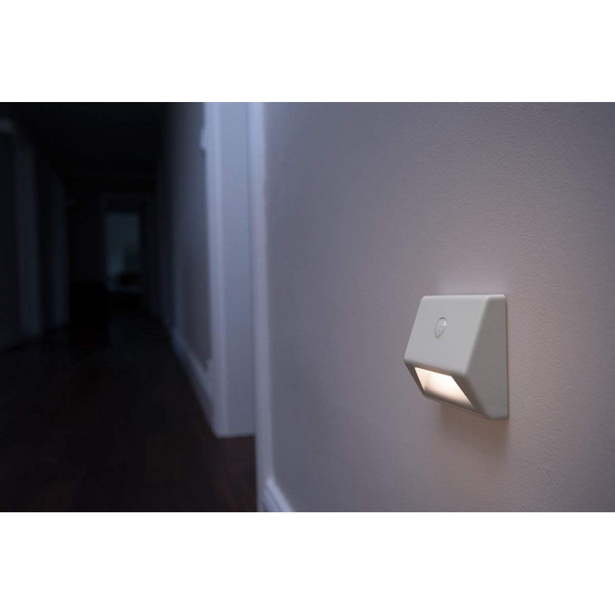 Ledvance - Φωτιστικό σκάλας LED με αισθητήρα NIGHTLUX LED/0,25W/3×AAA IP54