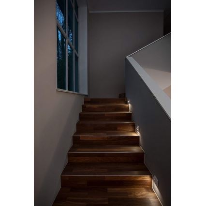 Ledvance - Φωτιστικό σκάλας LED με αισθητήρα NIGHTLUX LED/0,25W/3×AAA IP54