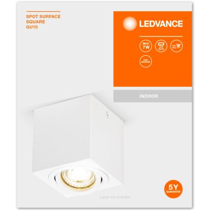 Ledvance - Φωτιστικό σποτ SPOT 1xGU10/7W/230V λευκό