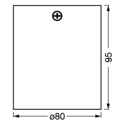 Ledvance - Φωτιστικό σποτ SPOT 1xGU10/7W/230V λευκό