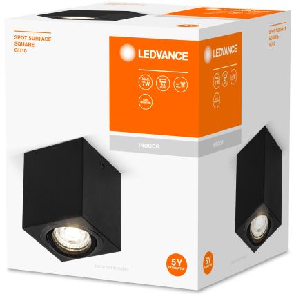 Ledvance - Φωτιστικό σποτ SPOT 1xGU10/7W/230V μαύρο